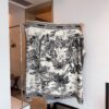 New Arrival❤️ DIOR 2022 Spring Collection 'Rueil Jungle Hand-Drawn Velvet Scarf'
