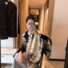 6931a8f3ccd8ab3d7af9d590 Dior Worldwide Travel Collection Original CD Monogram Oversized Shawl - Large Blanket, Wrap, Scarf