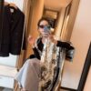 6931a8f3ccd8ab3d7af9d591 Dior Worldwide Travel Collection Original CD Monogram Oversized Shawl - Large Blanket, Wrap, Scarf