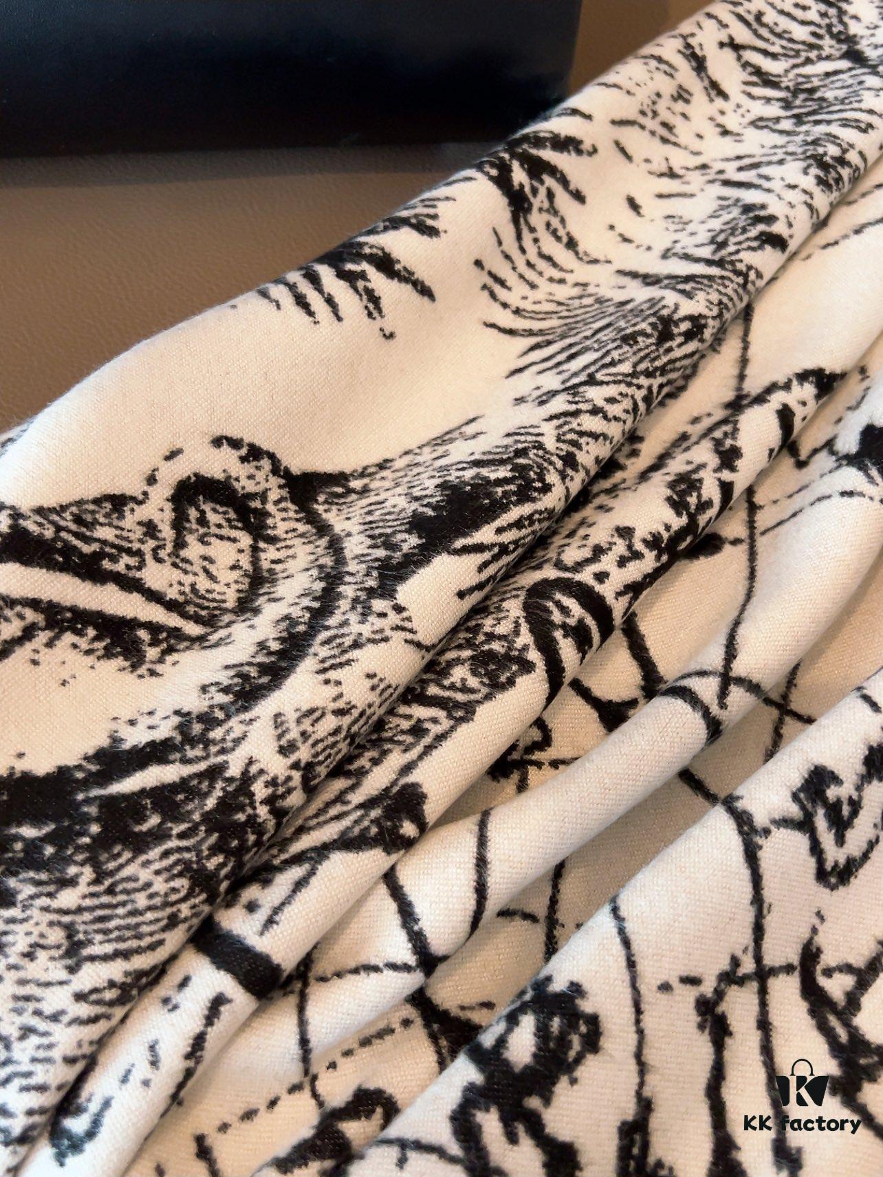 6931a8f3ccd8ab3d7af9d597 Dior Worldwide Travel Collection Original CD Monogram Oversized Shawl - Large Blanket, Wrap, Scarf