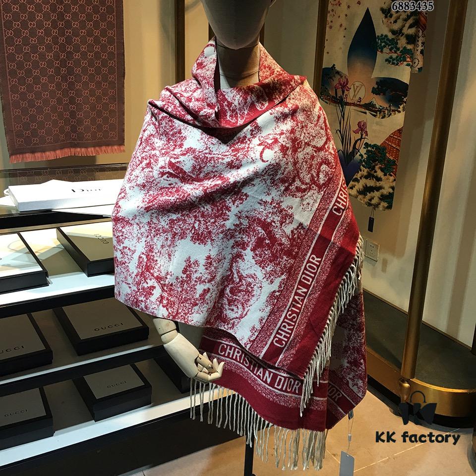 Super Hot Dior Shawl - Same Style Worn by Xie Na and Angelababy