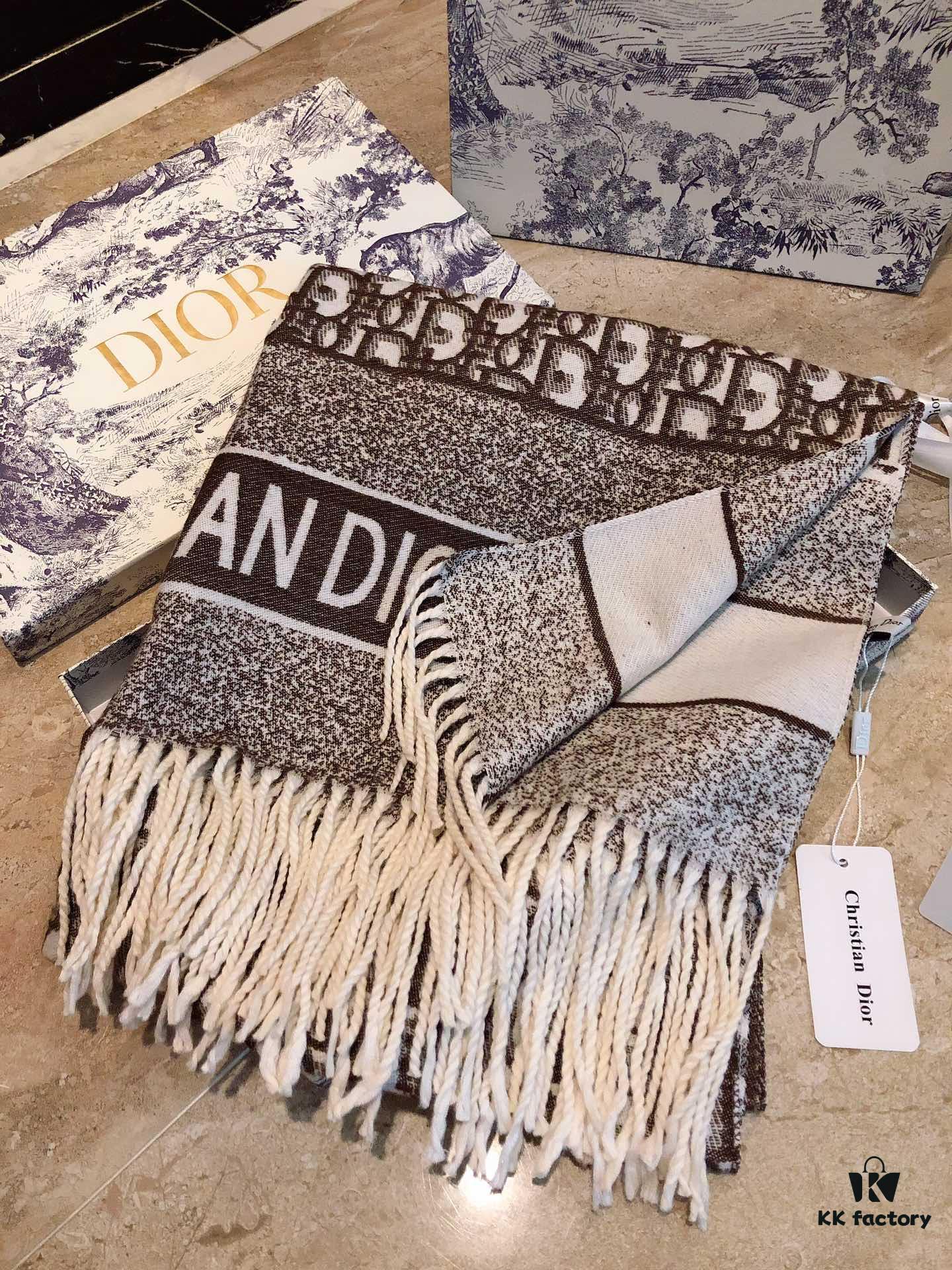 6931a8f6ccd8ab3d7af9d5c8 Hot Arrival ‼️ Highly Recommended 【DIOR】 Must-Have! Latest Designer Double-Sided Cashmere Scarf – Extremely Versatile and Elegant!