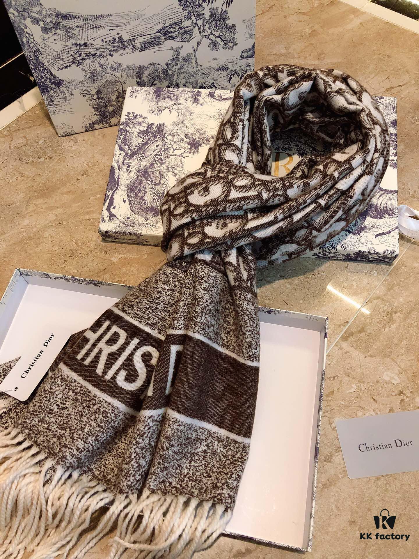 6931a8f6ccd8ab3d7af9d5c9 Hot Arrival ‼️ Highly Recommended 【DIOR】 Must-Have! Latest Designer Double-Sided Cashmere Scarf – Extremely Versatile and Elegant!