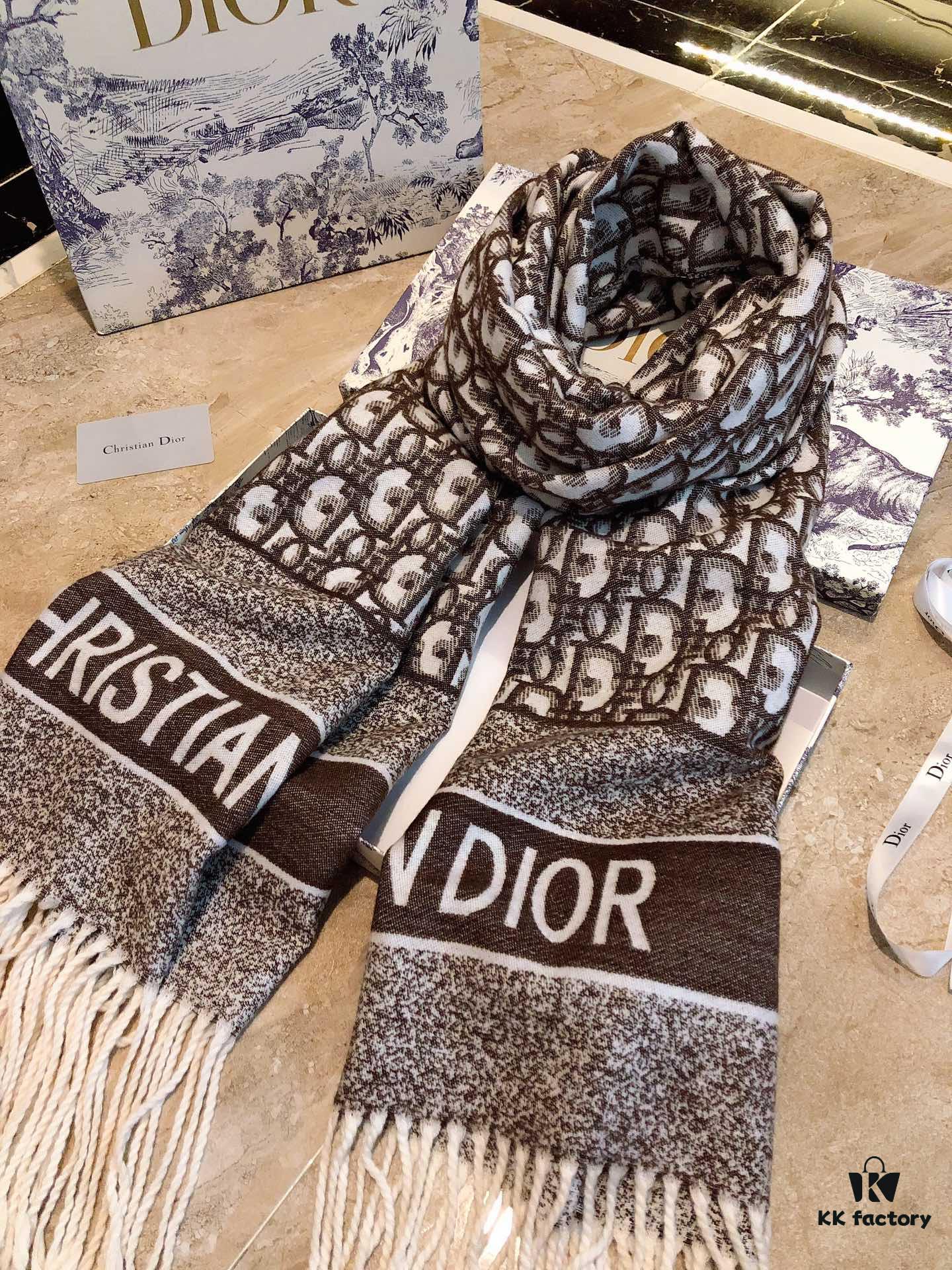 6931a8f6ccd8ab3d7af9d5ca Hot Arrival ‼️ Highly Recommended 【DIOR】 Must-Have! Latest Designer Double-Sided Cashmere Scarf – Extremely Versatile and Elegant!