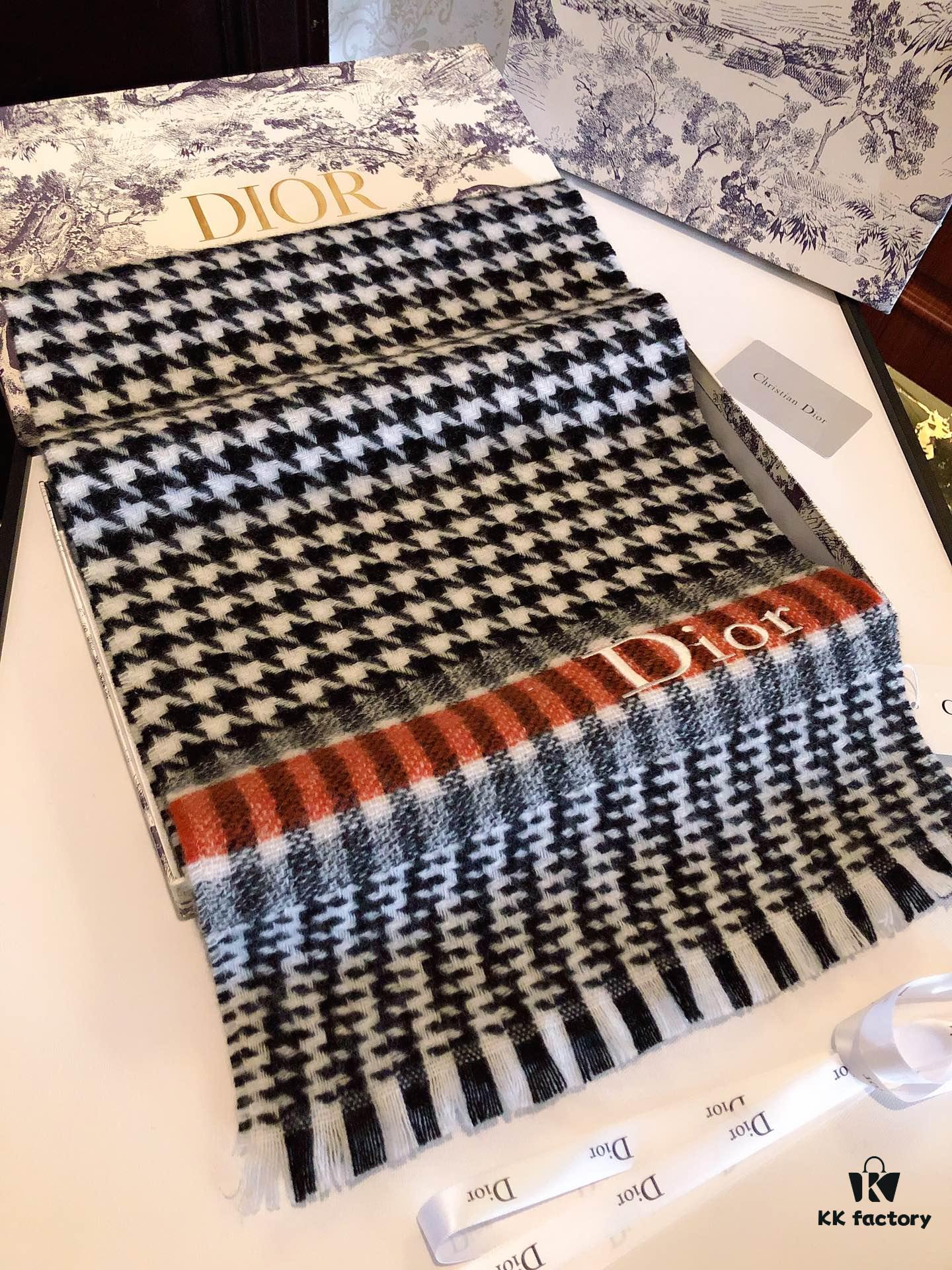 6931a8f7ccd8ab3d7af9d5d0 Dior Hot-Selling New Checkered Pattern Scarf, Celebrity Favorite, Classic and Timeless Design
