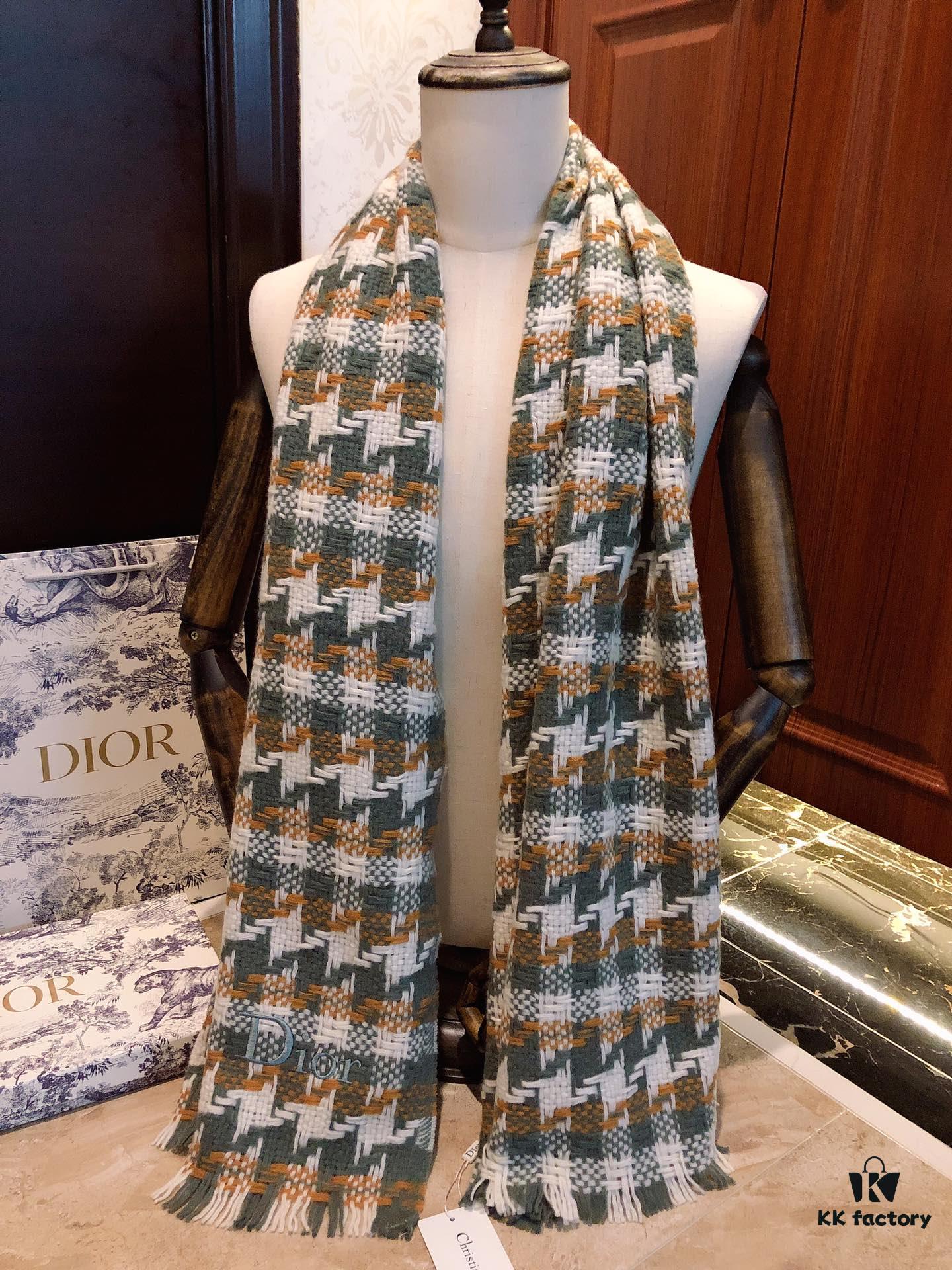 6931a8f9ccd8ab3d7af9d5f1 Dior D-House Houndstooth Z-Street Style! Classic logo embroidery, houndstooth pattern arranged from small to large, requiring extremely high craftsmanship. All four colorways are classically stylish—each one a must-have! Material: 100% wool