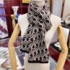 6931a8faccd8ab3d7af9d600 Dior · Classic Autumn-Winter Knit Bicolor Jacquard Cashmere Scarf 30*200cm