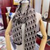 6931a8faccd8ab3d7af9d601 Dior · Classic Autumn-Winter Knit Bicolor Jacquard Cashmere Scarf 30*200cm