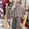 6931a8faccd8ab3d7af9d602 Dior · Classic Autumn-Winter Knit Bicolor Jacquard Cashmere Scarf 30*200cm