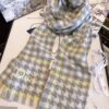 6931a8fbccd8ab3d7af9d619 Dior Bestseller Continues! Celebrity-Favorite New Houndstooth Scarf