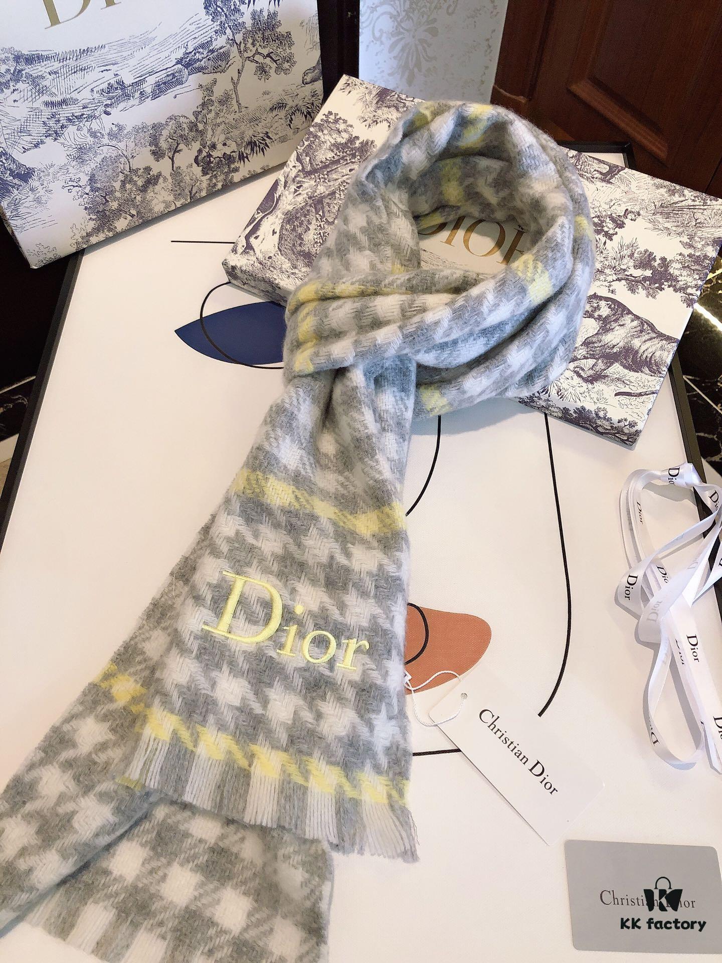 6931a8fbccd8ab3d7af9d61a Dior Bestseller Continues! Celebrity-Favorite New Houndstooth Scarf