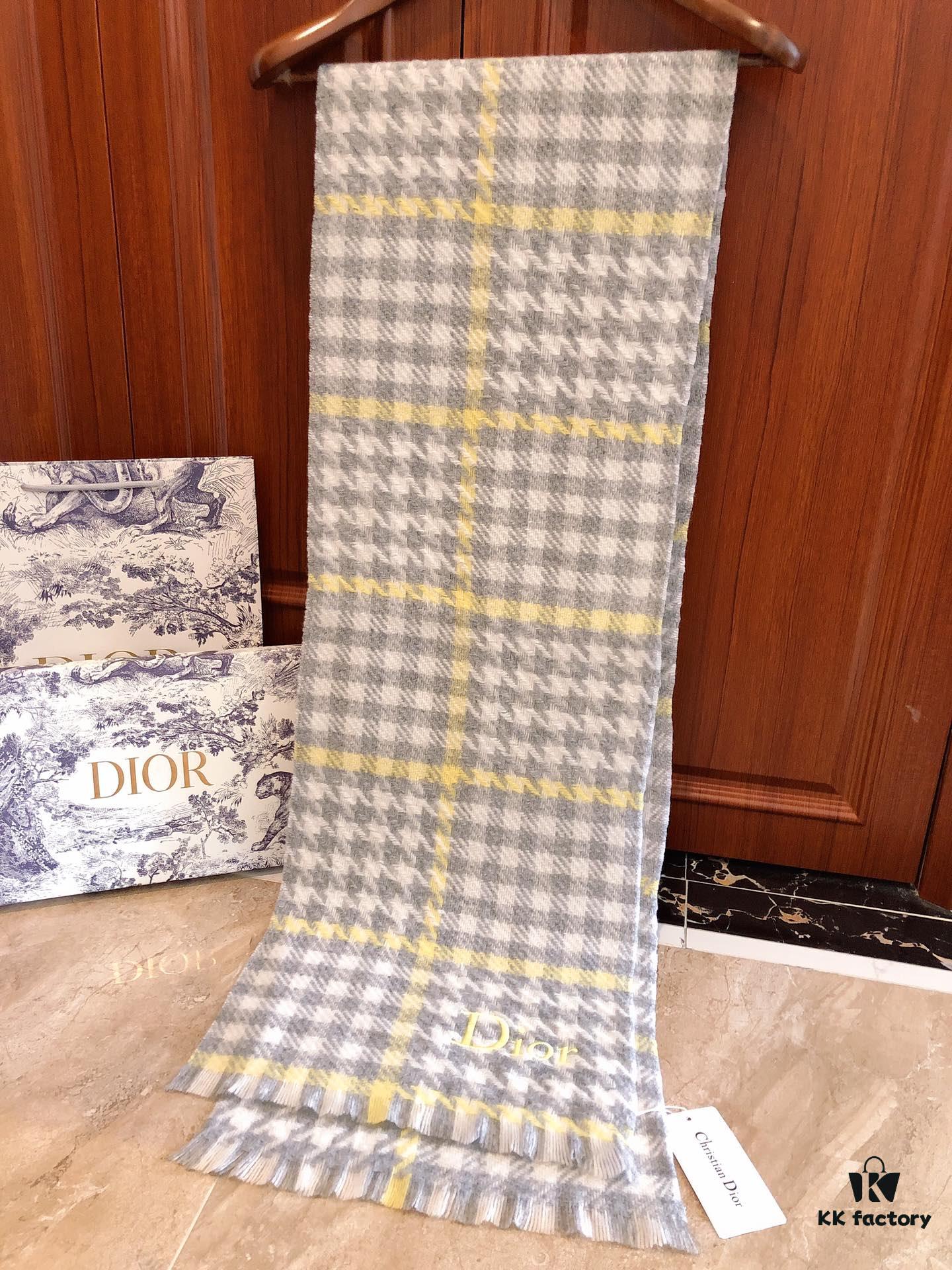 6931a8fbccd8ab3d7af9d61c Dior Bestseller Continues! Celebrity-Favorite New Houndstooth Scarf
