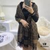 6931a8fcccd8ab3d7af9d625 New Dior-style Silver Thread Core Yarn Scarf, Fashionable Luxury Design, Exquisitely Crafted, Two Colors in Stock