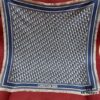 6931a8fdccd8ab3d7af9d632 Blue Dior Classic Signature Scarf with Small Fringe Accents, Timeless and Versatile Square Shawl, 100% Twill Silk Satin, 90*90cm