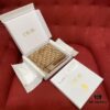 6931a8fdccd8ab3d7af9d639 Brown Dior Classic Signature Monogram Shawl with Small Tassels, Timeless and Versatile Square Scarf, 100% Twill Silk Satin, 90*90 cm