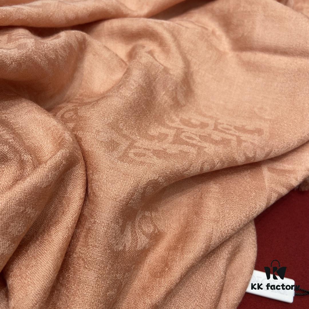 6931a8feccd8ab3d7af9d64e Dior Vintage Flower - Blush Pink, 50% Mulberry Silk, 28% Wool, 22% Cashmere, 140cm*140cm Soft and Skin-Friendly Shawl or Neck Wrap