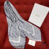 6931a8ffccd8ab3d7af9d654 Vintage Floral Dior Denim Blue Scarf – Trendy Large 140x140cm Shawl for All Seasons, Doubles as Neck Wrap