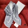 6931a8ffccd8ab3d7af9d656 Vintage Floral Dior Denim Blue Scarf – Trendy Large 140x140cm Shawl for All Seasons, Doubles as Neck Wrap