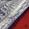 6931a8ffccd8ab3d7af9d65b Vintage Floral Dior Denim Blue Scarf – Trendy Large 140x140cm Shawl for All Seasons, Doubles as Neck Wrap
