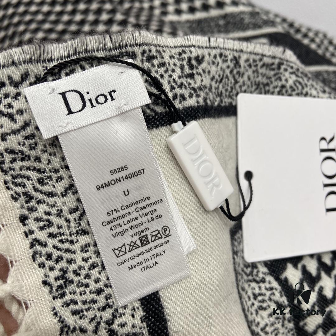6931a900ccd8ab3d7af9d66b Thousand Bird Check Dior-style Essential Shawl – A Must-Have for Every Wardrobe
