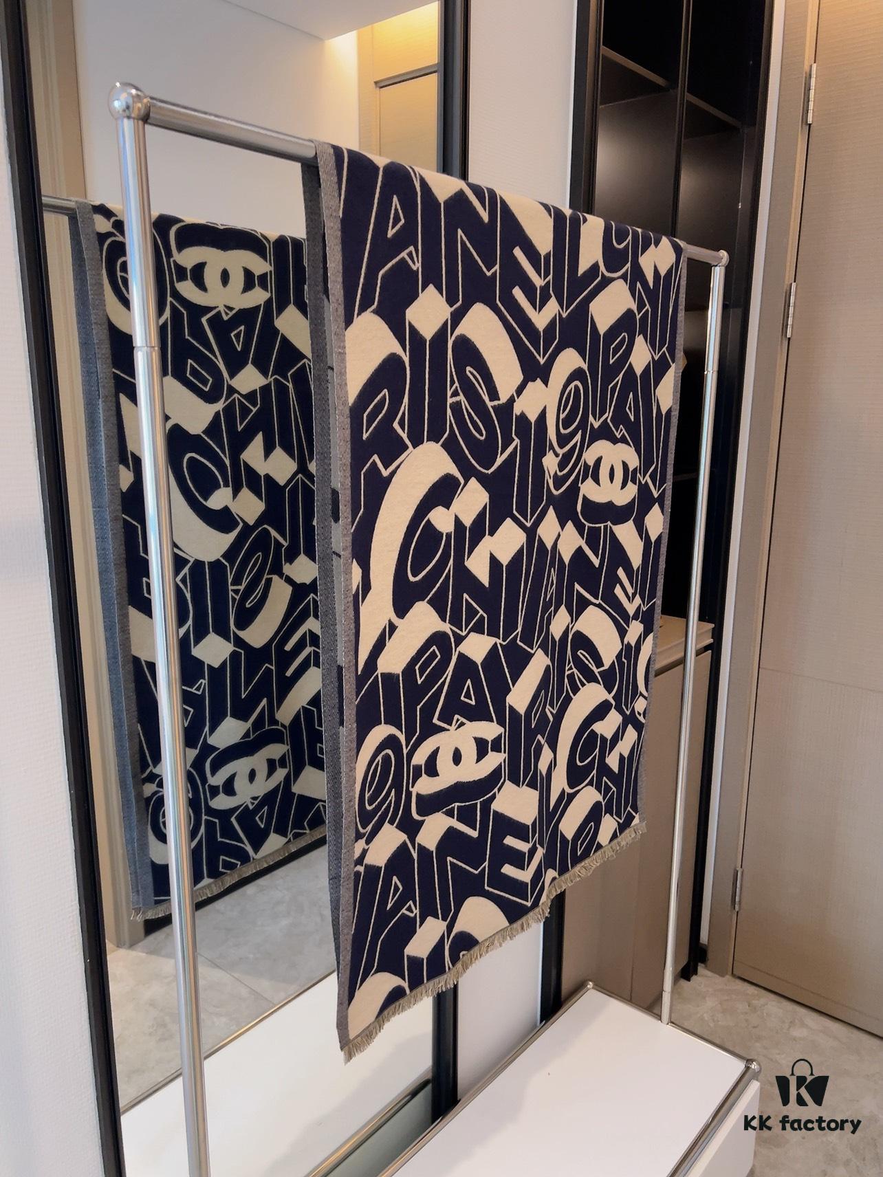 6931a902ccd8ab3d7af9d683 Chanel Rare Knit Cashmere Scarf in Soft, Elegant Colorway – A Timeless, Luxurious Statement Piece