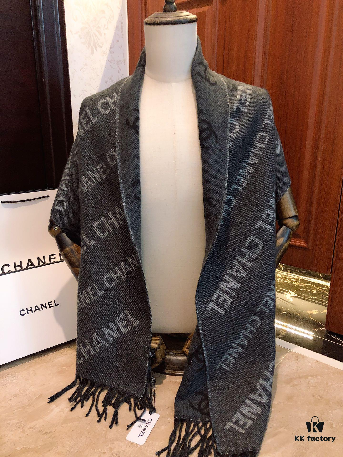 6931a902ccd8ab3d7af9d68a CHANEL Latest Scarf, Super Soft and Stylish Double-Sided Design!