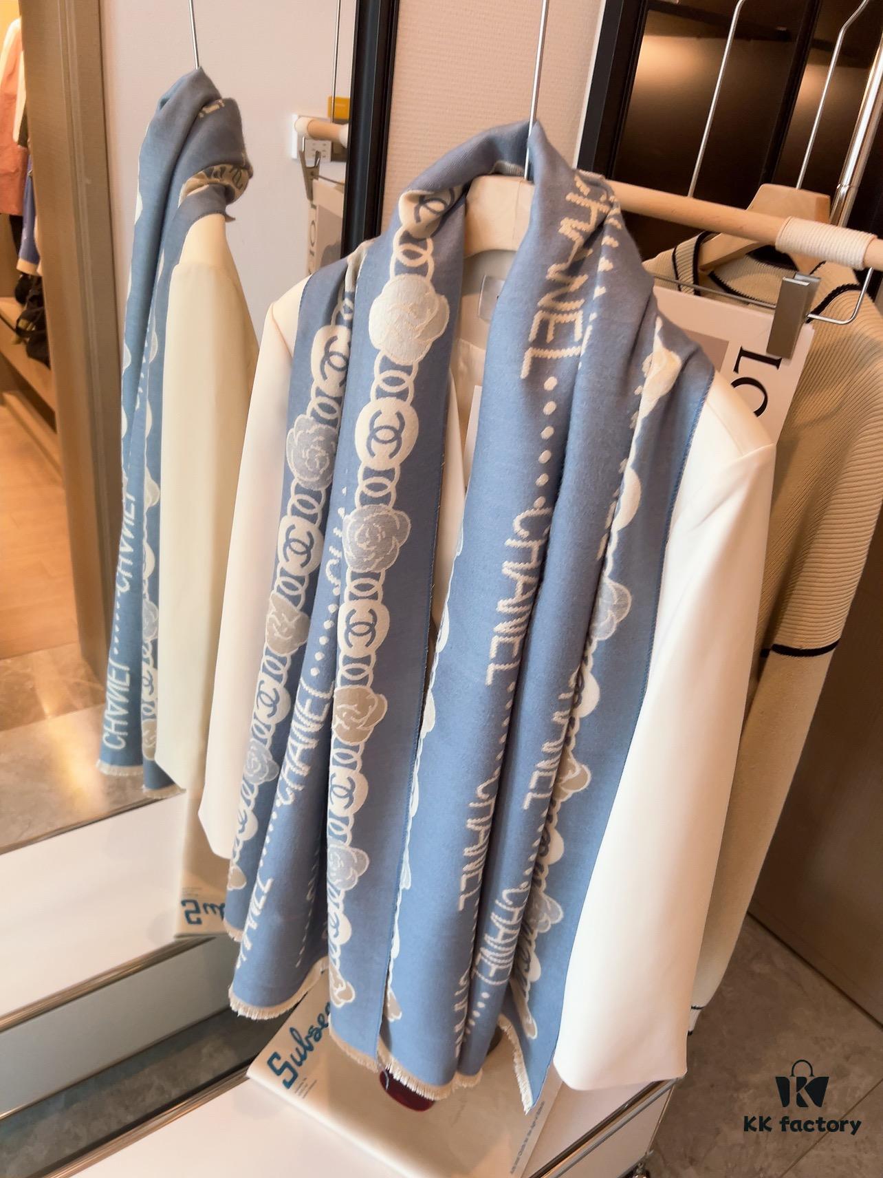 6931a905ccd8ab3d7af9d6b7 Chanel 23AW Cashmere Scarf - Youthful and Stylish, Must-Have for Chanel Lovers