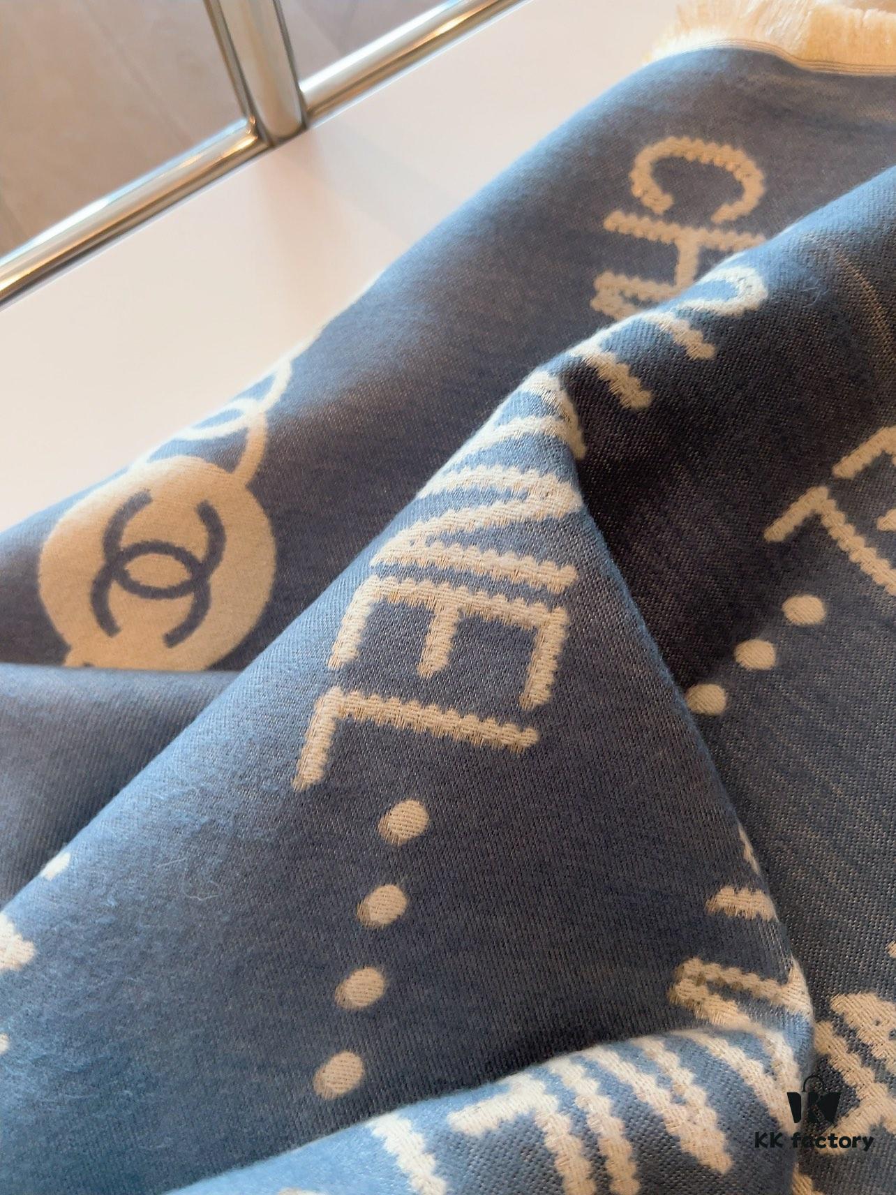 6931a905ccd8ab3d7af9d6b9 Chanel 23AW Cashmere Scarf - Youthful and Stylish, Must-Have for Chanel Lovers