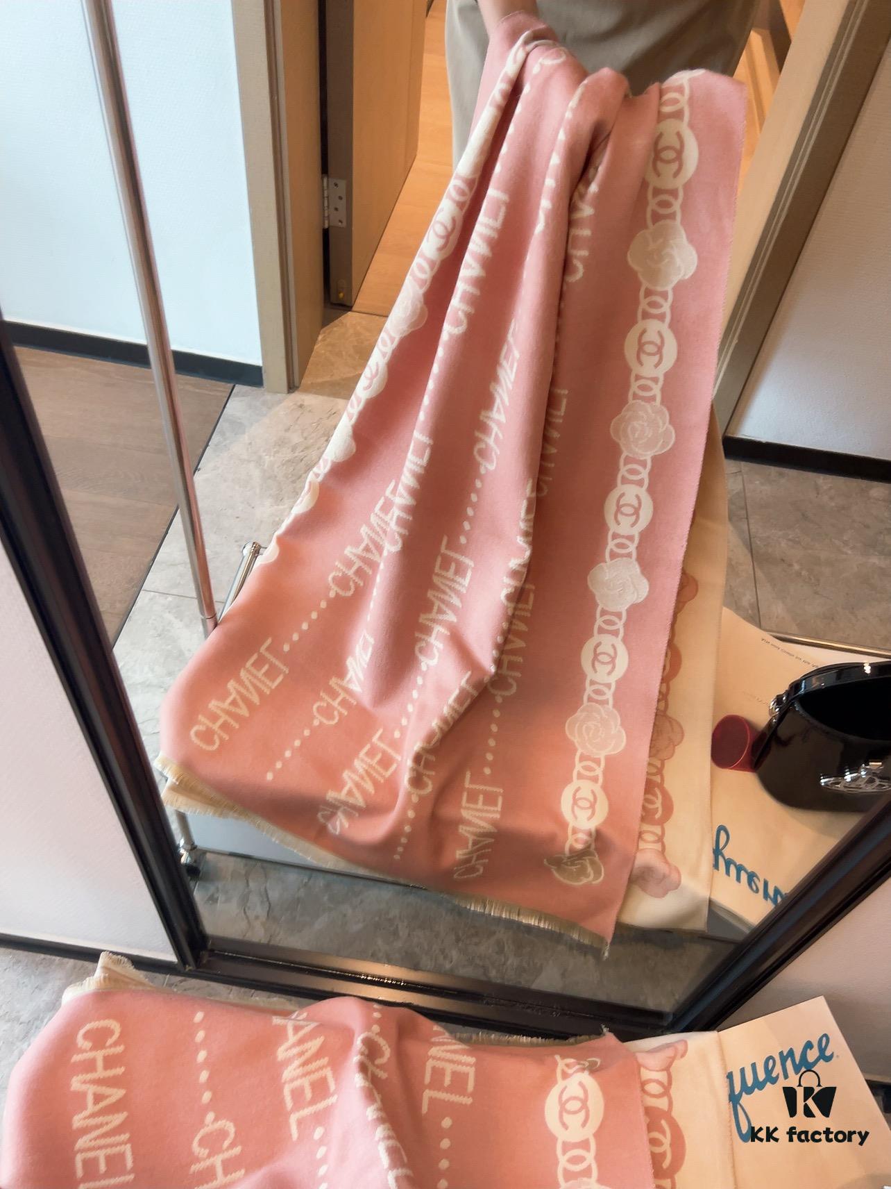 6931a905ccd8ab3d7af9d6bb Chanel 23AW Cashmere Scarf - Youthful and Stylish, Must-Have for Chanel Lovers