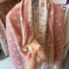 6931a905ccd8ab3d7af9d6c0 Luxury Premium Cashmere Scarf - Chanel Style Tiny Floral Print, 100% Pure Cashmere, Albas Pure Goat Wool, 32S Yarn, Ultra Soft & Lightweight, High-End Ring Velvet Texture