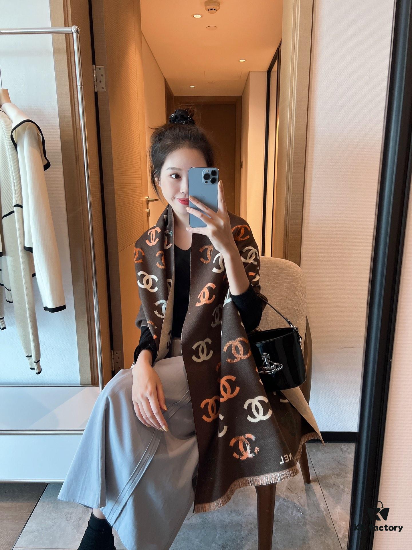 6931a906ccd8ab3d7af9d6cb CHANEL Highlight Recommendation! Luxurious, Comfortable and Stylish Cashmere Scarf with Unique Elegance