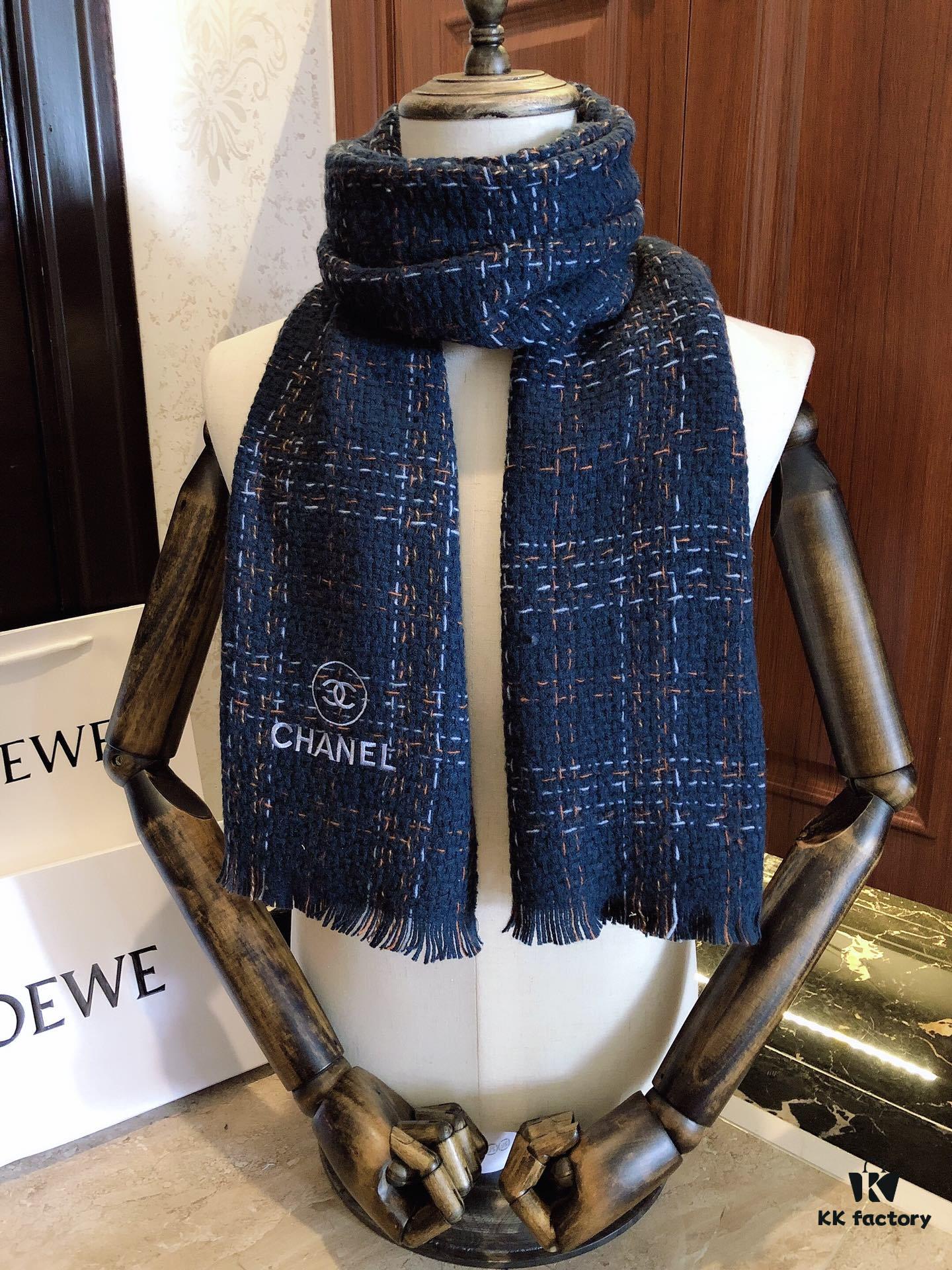 6931a908ccd8ab3d7af9d6ed CHANEL Wool Scarf - Pure Color Luxury Design, Extremely Soft and Lightweight with Airy Volume
