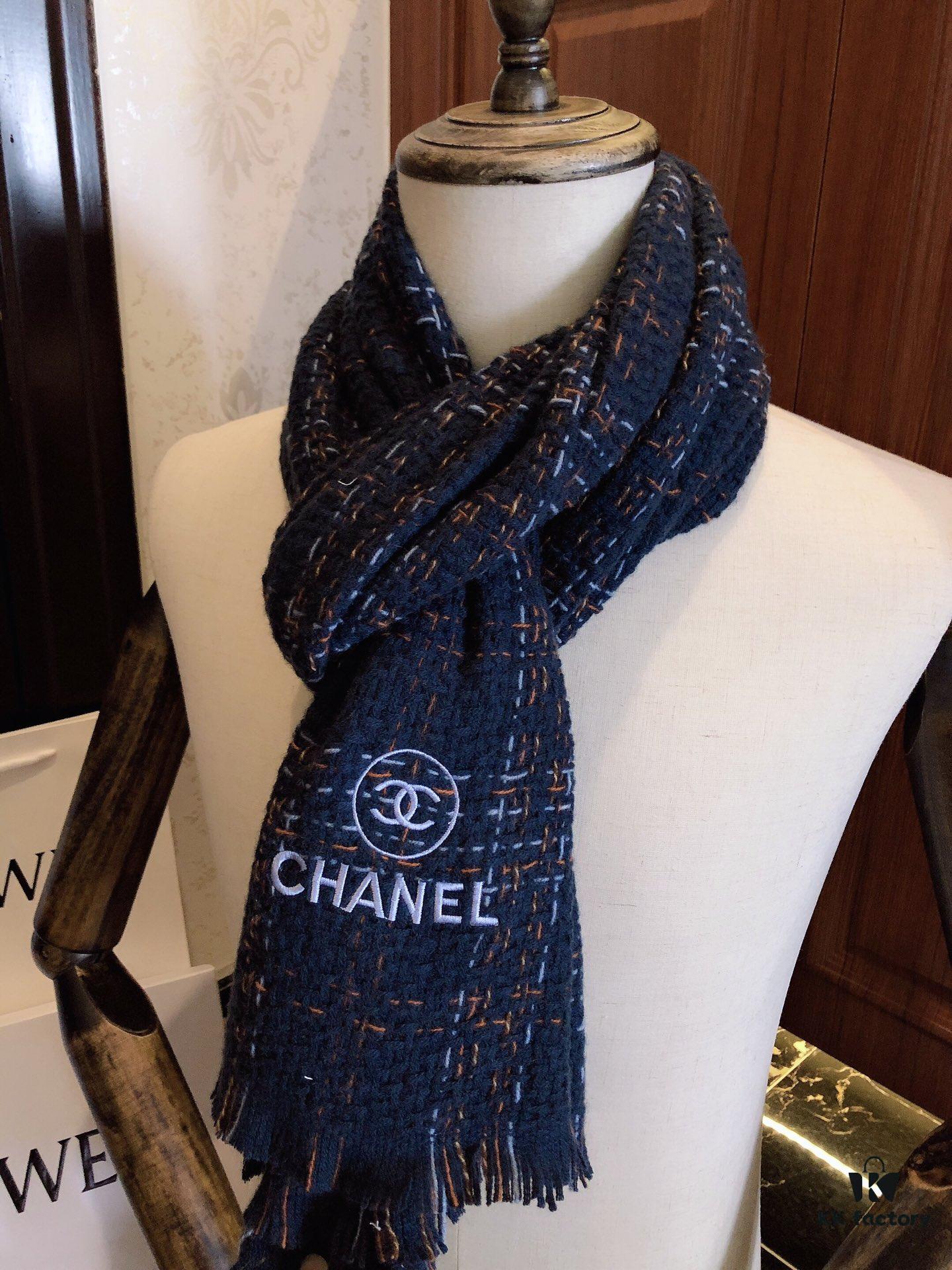 6931a908ccd8ab3d7af9d6ee CHANEL Wool Scarf - Pure Color Luxury Design, Extremely Soft and Lightweight with Airy Volume