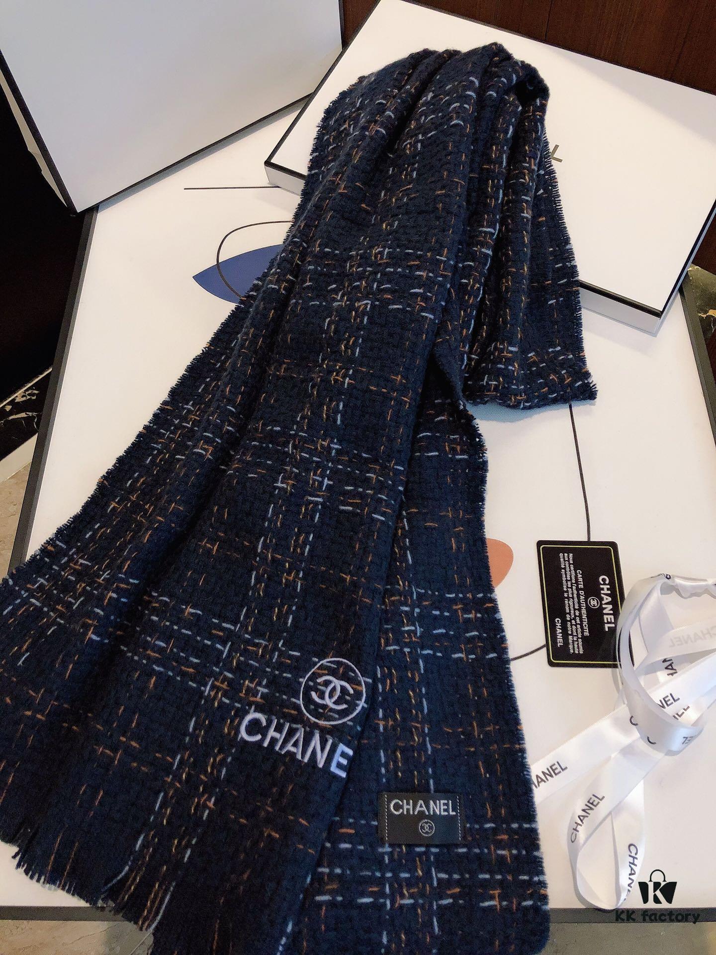 6931a908ccd8ab3d7af9d6f1 CHANEL Wool Scarf - Pure Color Luxury Design, Extremely Soft and Lightweight with Airy Volume