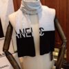 6931a909ccd8ab3d7af9d6ff CHANEL (Chanel) Synchronized with Boutique, High-End Cashmere Knit Scarf! Classic Men's Design, Elegant and Versatile