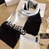 6931a90accd8ab3d7af9d705 CHANEL (Chanel) Synchronized with Boutique, High-End Cashmere Knit Scarf! Classic Men's Design, Elegant and Versatile