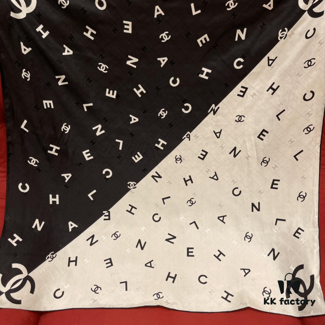 6931a90bccd8ab3d7af9d71c CHANEL Silk Scarf – Highly Anticipated, Absolutely Stunning, Beautiful in Any Style, 100% Genuine Silk, 90*90cm