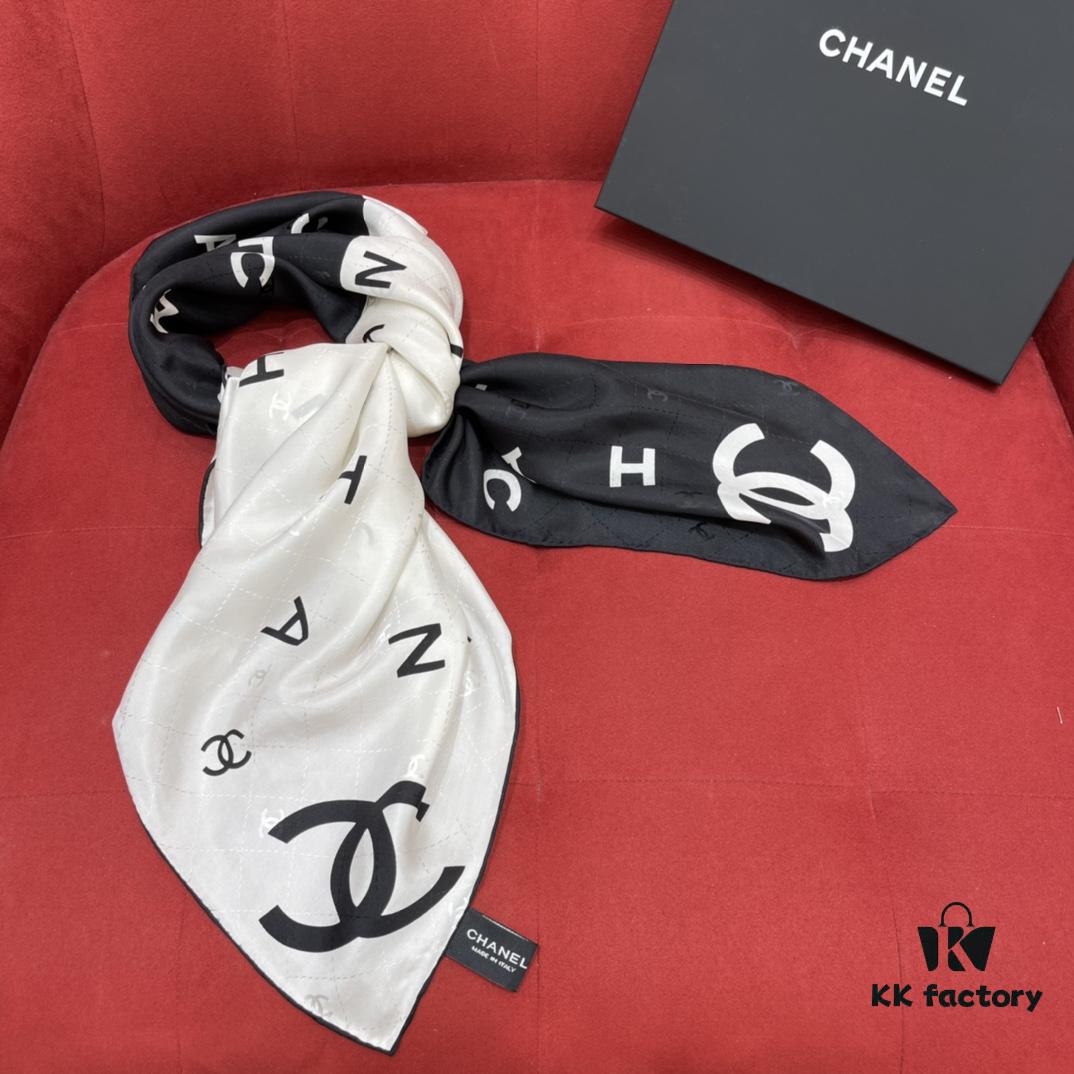 6931a90bccd8ab3d7af9d71d CHANEL Silk Scarf – Highly Anticipated, Absolutely Stunning, Beautiful in Any Style, 100% Genuine Silk, 90*90cm
