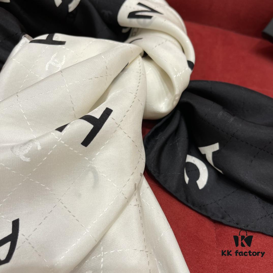 6931a90bccd8ab3d7af9d71e CHANEL Silk Scarf – Highly Anticipated, Absolutely Stunning, Beautiful in Any Style, 100% Genuine Silk, 90*90cm