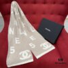 6931a90bccd8ab3d7af9d722 CHANEL Monogram No.5 Scarf, Double-Sided Two-Tone Jacquard Scarf, 49% Cashmere, 40% Wool, 11% Silk Fabric, Soft and Cozy, 30*180CM