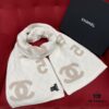 6931a90cccd8ab3d7af9d726 CHANEL Monogram No.5 Scarf, Double-Sided Two-Tone Jacquard Scarf, 49% Cashmere, 40% Wool, 11% Silk Fabric, Soft and Cozy, 30*180CM