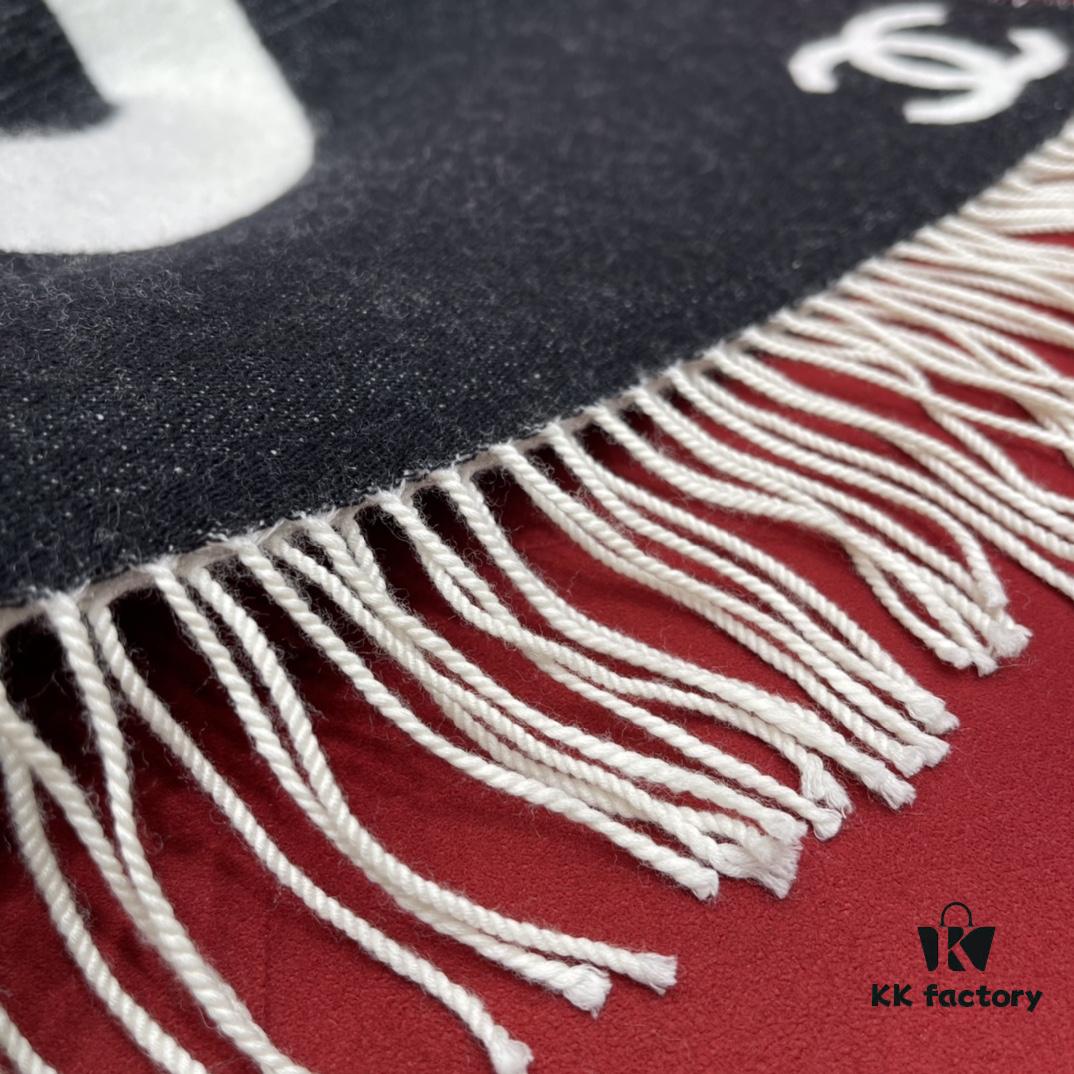 6931a90cccd8ab3d7af9d72f CHANEL Gradient Shawl Great Value – Dual Purpose Shawl Scarf, Elegant and Soft, 53% Cashmere 47% Wool, 70*200CM