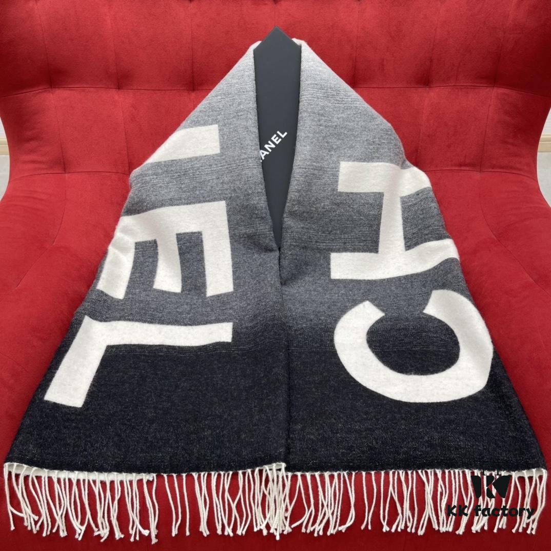 6931a90cccd8ab3d7af9d733 CHANEL Gradient Shawl Great Value – Dual Purpose Shawl Scarf, Elegant and Soft, 53% Cashmere 47% Wool, 70*200CM