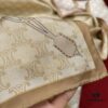 6931a90eccd8ab3d7af9d74a CELINE Vintage-inspired Triumphal Arch Pattern Square Scarf with Belt Buckle Detail, Classic and Elegant, 100% Mulberry Silk, 90*90CM