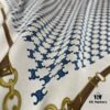 CELINE Iconic Arch and Chain Elements, Fresh and Vibrant - 90x90cm 100% Mulberry Silk