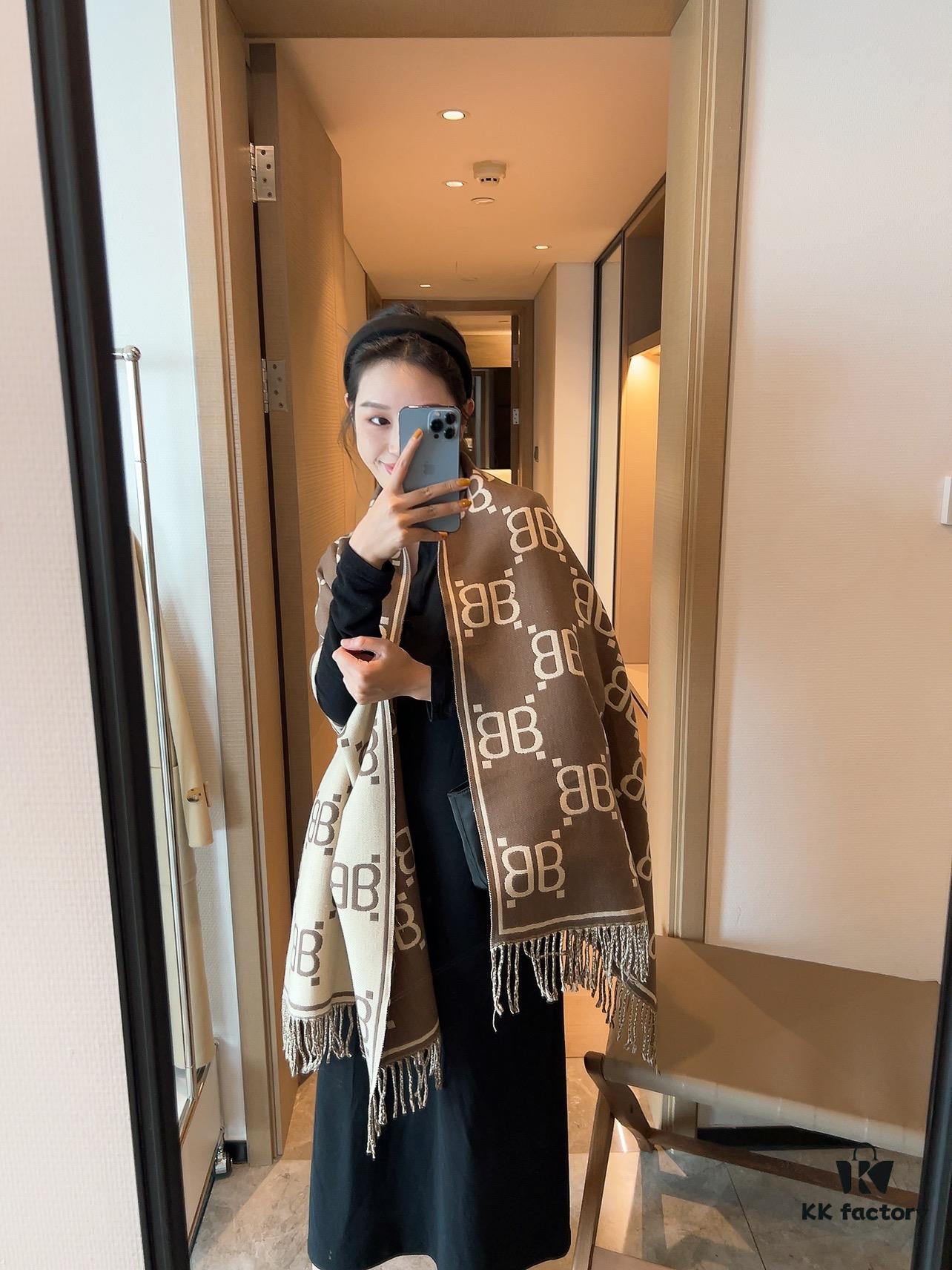 6931a914ccd8ab3d7af9d7aa Balenciaga Gucci Collaborative Scarf - A Must-Have Fashion Statement Piece Loved by Celebrities