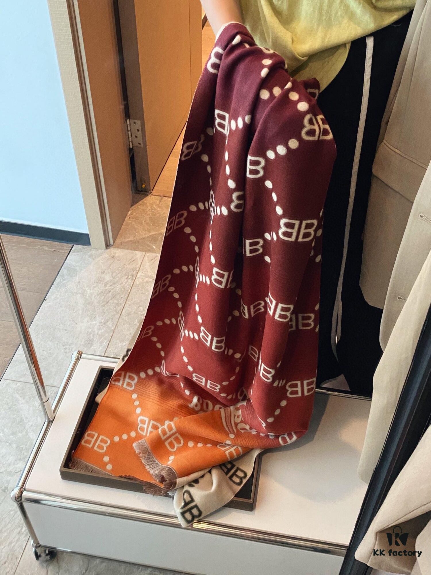 6931a914ccd8ab3d7af9d7b4 Authentic Balenciaga Gucci Collaboration Scarf - Celebrity-Favorite Luxury Fashion Item