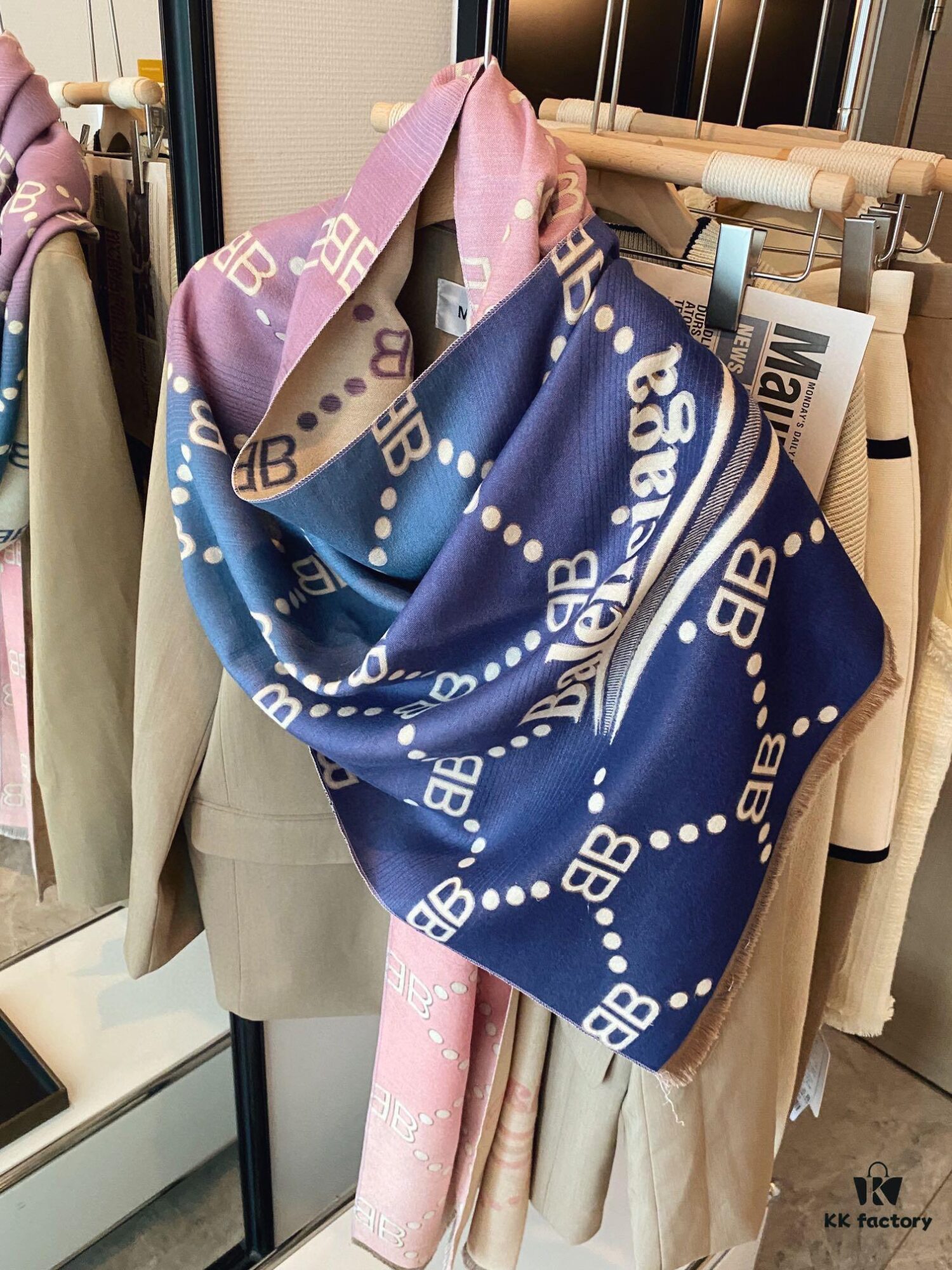 6931a915ccd8ab3d7af9d7b5 Authentic Balenciaga Gucci Collaboration Scarf - Celebrity-Favorite Luxury Fashion Item