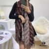 6931a916ccd8ab3d7af9d7cc New Arrival 👏 Balenciaga Boutique New Double-Sided Cashmere Long Scarf, Stunning 💖 Premium Rabbit Fur Classic Logo Symmetrical Design, Unique Print Elements, Exquisitely Beautiful, Flattering Skin Tone, Versatile Style