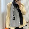 6931a916ccd8ab3d7af9d7cf Balenciaga Classic Letter Double-Sided Cashmere Scarf